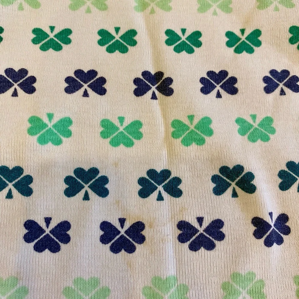 Primary Shamrock Pajamas Set Green and Blue - Size 2-3